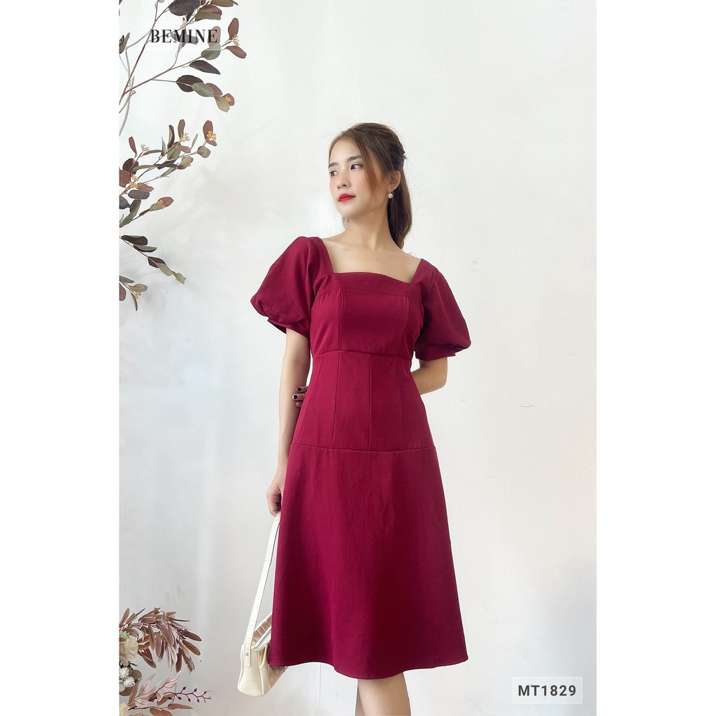 Đầm cúp ngực tay phồng BEMINE MT1829DO | BigBuy360 - bigbuy360.vn