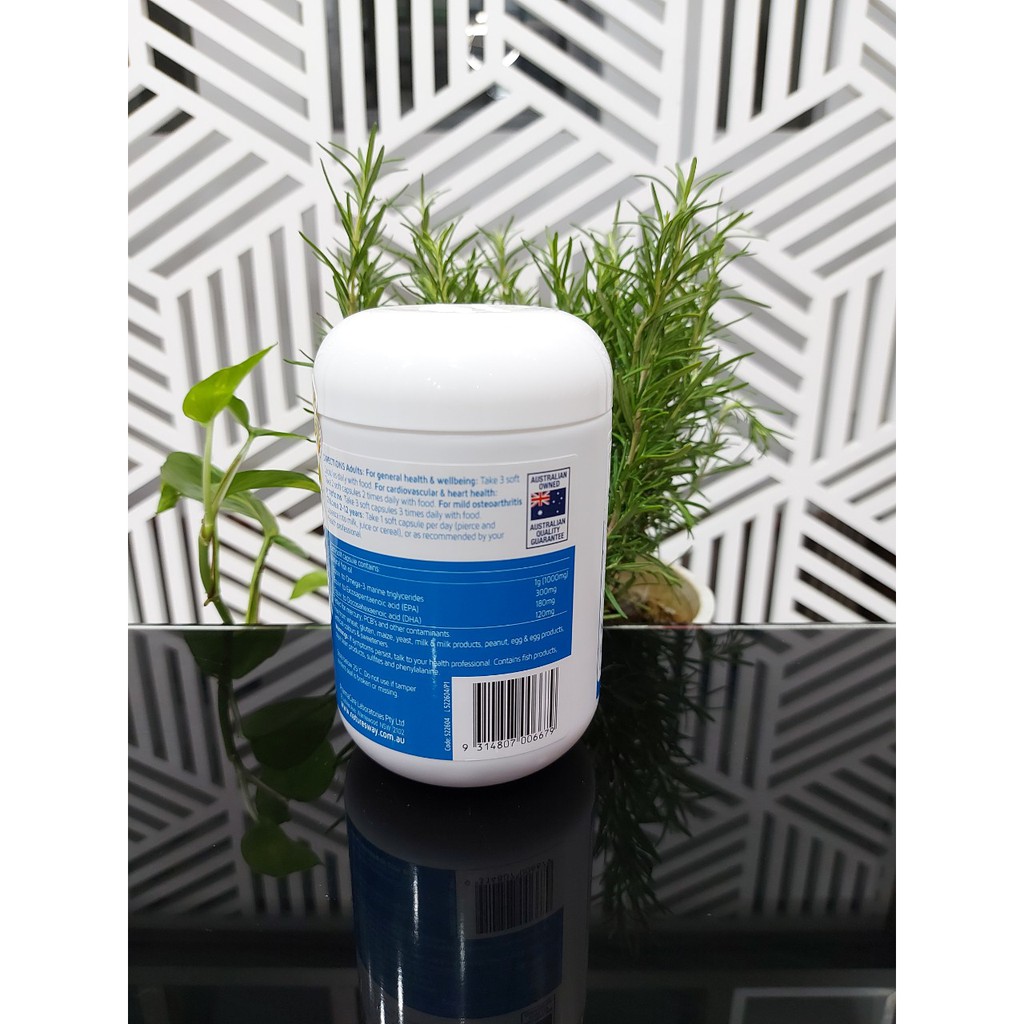 Nature's Way Fish Oil 1000mg - Viên uống bổ sung Omega 3 cho cơ thể | BigBuy360 - bigbuy360.vn