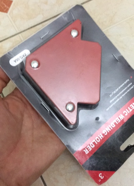 Nam châm ke góc hỗ trợ hàn lực hút 12kg