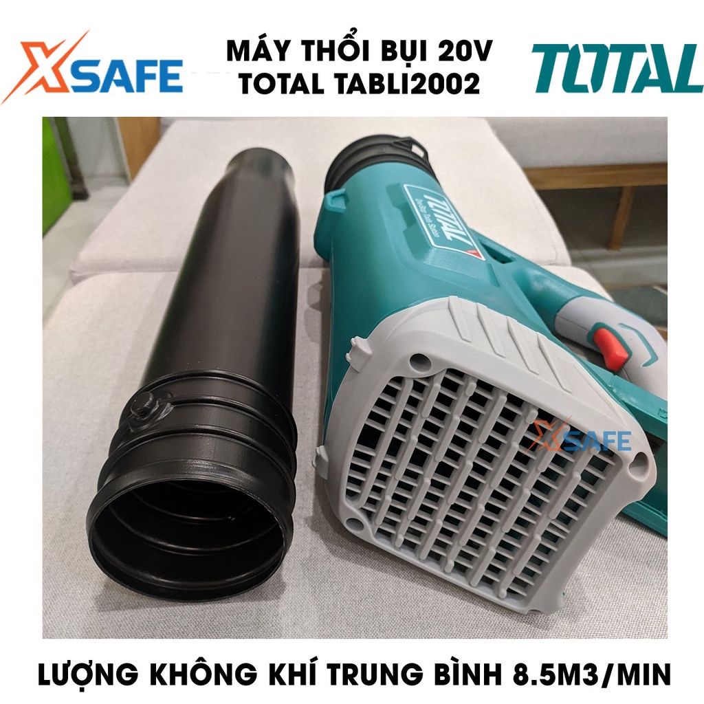 Máy thổi bụi dùng Pin 20V TOTAL TABLI2002 ba tốc độ (Không kèm Pin và Sạc) Máy thổi bụi cầm tay lượng hơi TB 8.5m3/ph