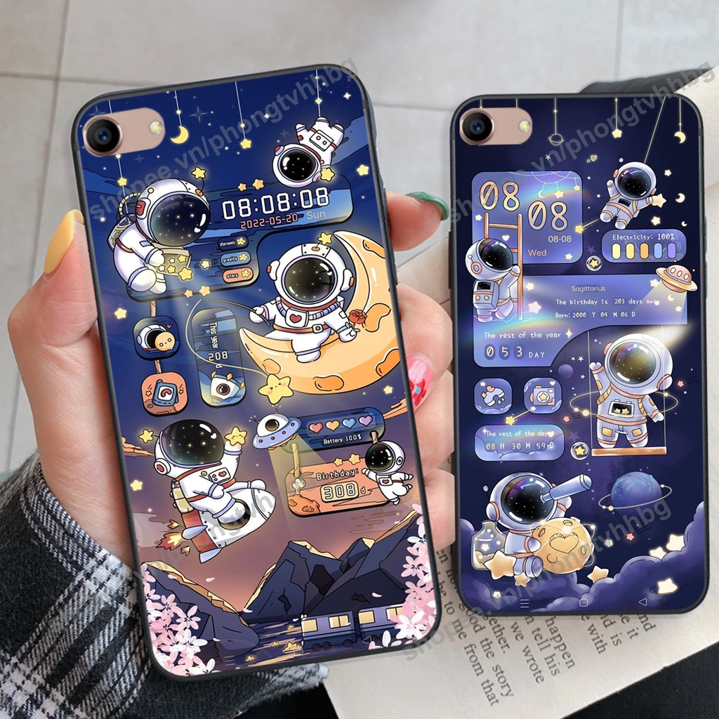 Ốp lưng Oppo A39 / A57 / A59(F1s) / A71 /A83 phi hành gia hoạt hình 3D cute giá rẻ