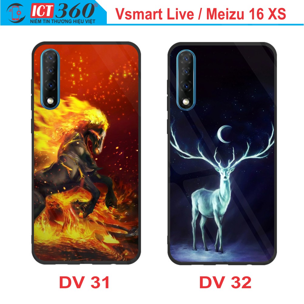 Ốp Lưng Kính VSMART LIVE/ MEIZU 16 XS - In Theo Yêu Cầu (Nhiều Hình)