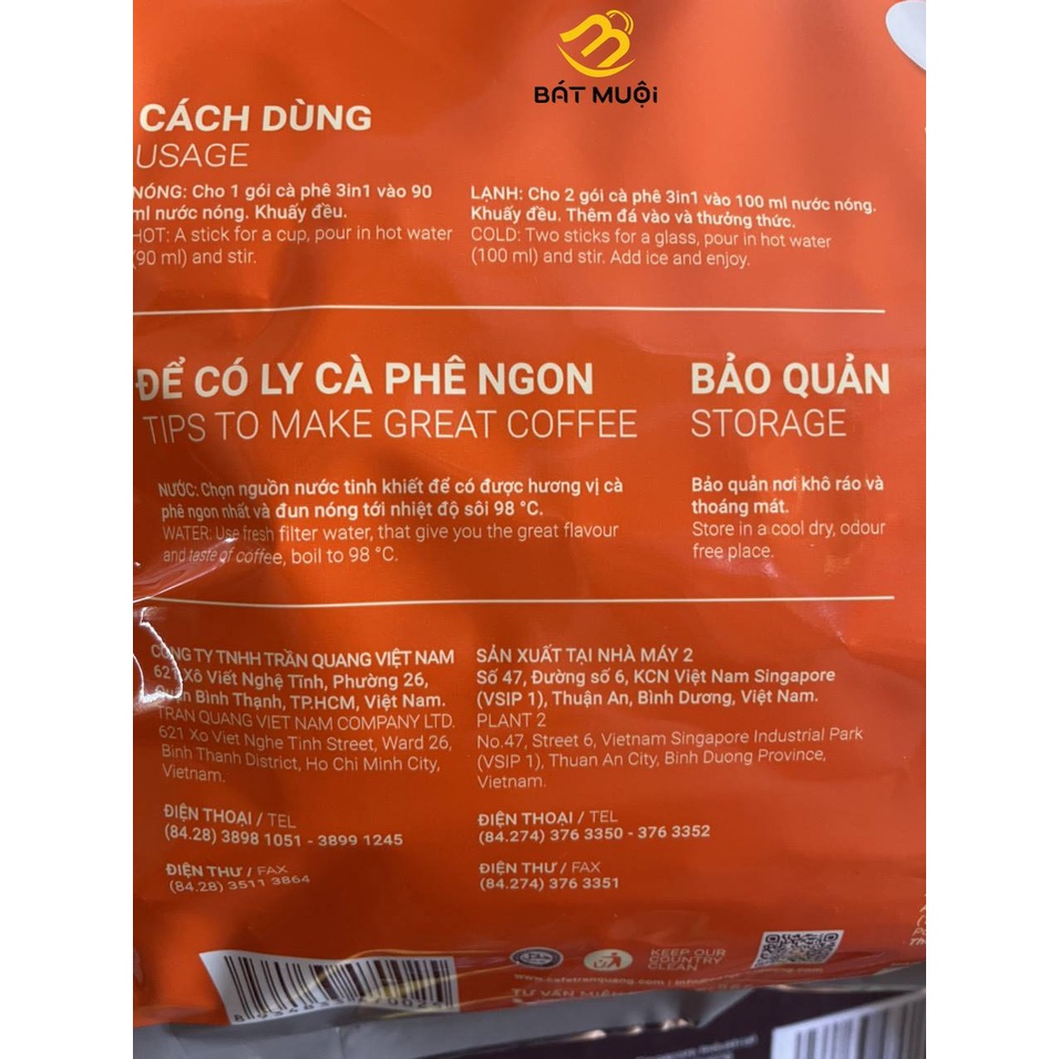 Cà phê Sữa Good Morning TRẦN QUANG 480g