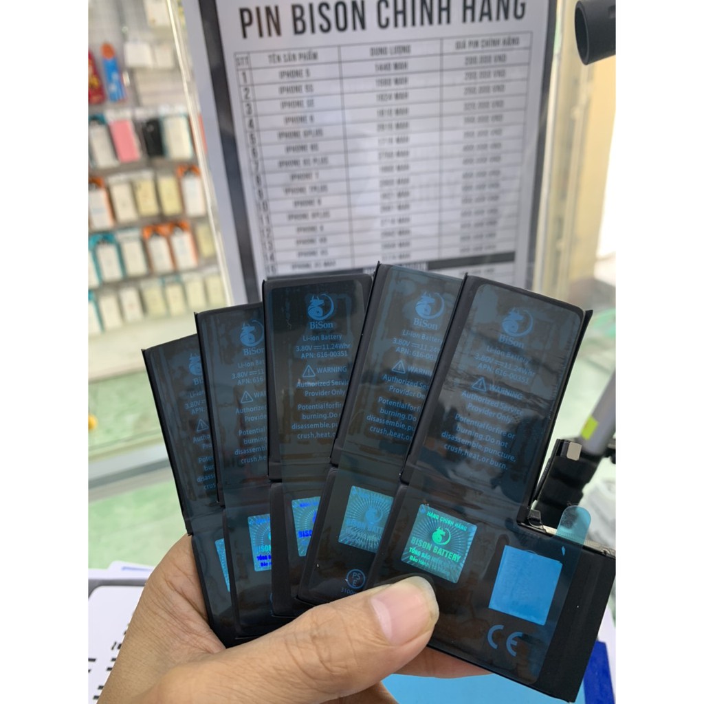 Pin iP X Bison dung lượng cao 3100mAh