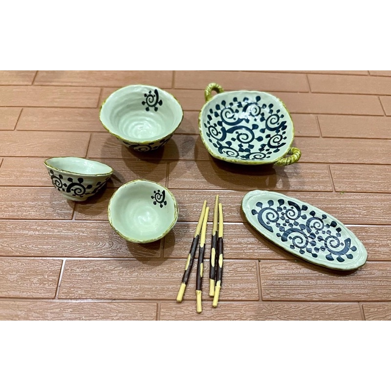 Re-ment rement mô hình tableware