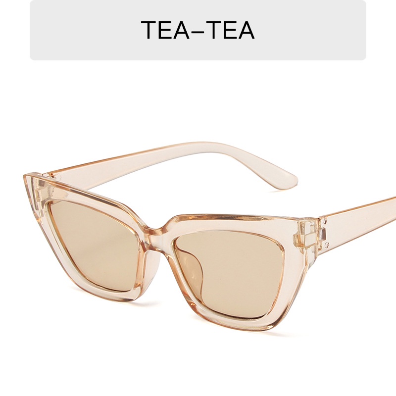 Kính Mát Mắt Mèo Gọng Nhỏ Thời Trang Phương Tây Cổ Điển