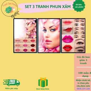 TRANH PHUN XĂM TRANH THẨM MỸ PHUN XĂM SIÊU ĐẸP GIÁ XƯỞNG B33 COLORLIFE