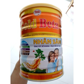 Sữa Gold Beta Nhân Sâm 900g Dành Cho Người Già Tăng Sức Đề Kháng và Phục Hồi Sức Khỏe - Tiểu đường