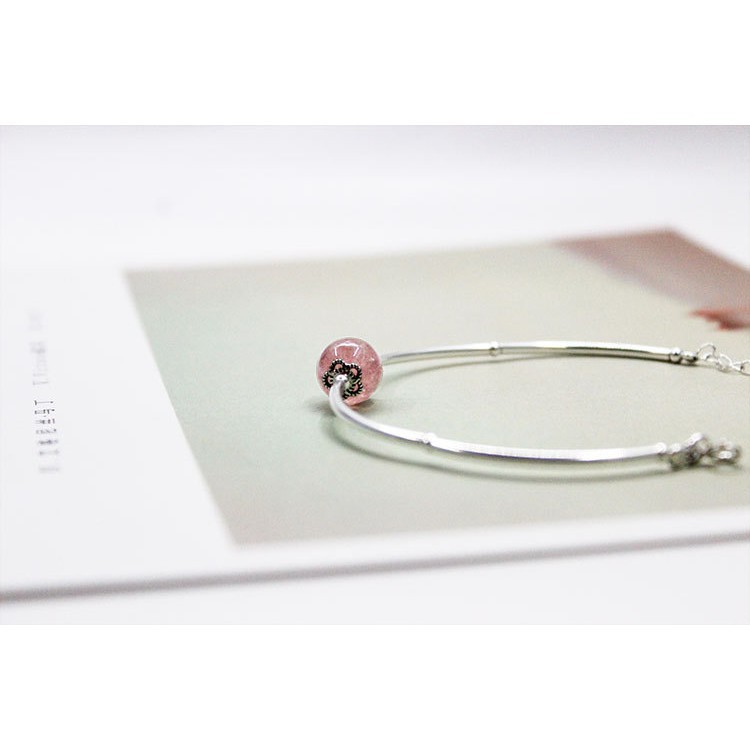 Vòng tay pha lê - Bạc 925