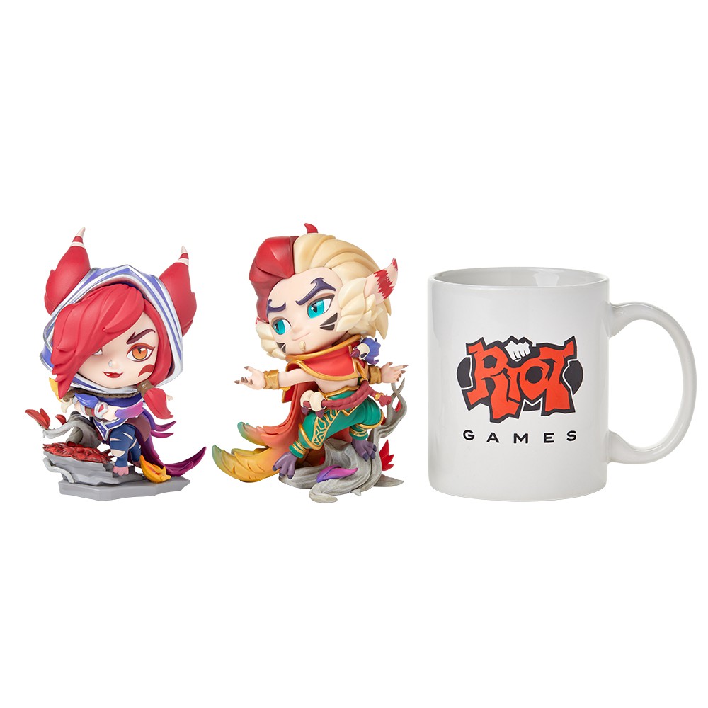 LMHT - MÔ HÌNH CHIBI RAKAN VÀ XAYAH (HÀNG ORDER)