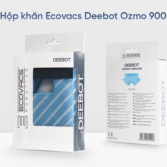 Hộp Khăn lau robot Ecovacs Deebot OZMO 900 ( 3 cái )_Hàng chính hãng