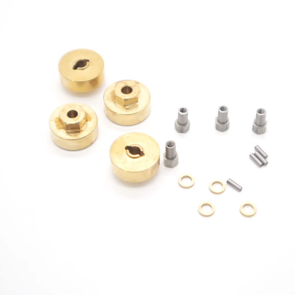 Bộ Trục Cân Bằng Bánh Xe Bằng Đồng Thau Cho Xe Hơi Điều Khiển Từ Xa 1/24 Axial SCX24 AXI90081 AXI00001 AXI00002