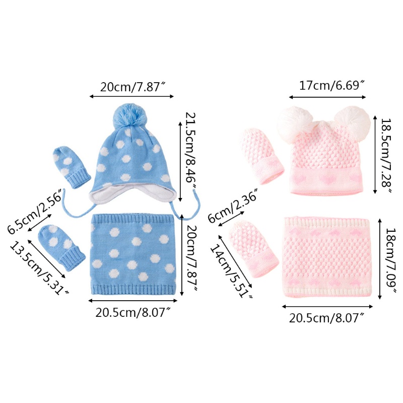 1 Bộ Gồm Mũ beanie + Găng Tay + Găng Tay + Mũ beanie Giữ Ấm Mùa Đông