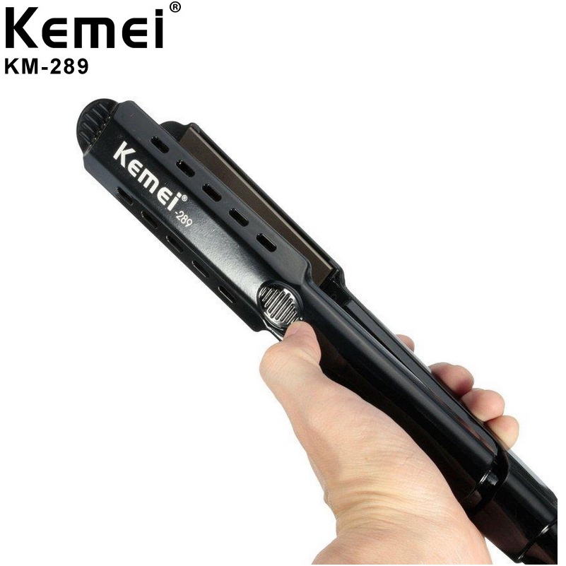 Máy Duỗi Tóc 5 Mức Nhiệt Không Rít Cao Cấp Kemei Km 289