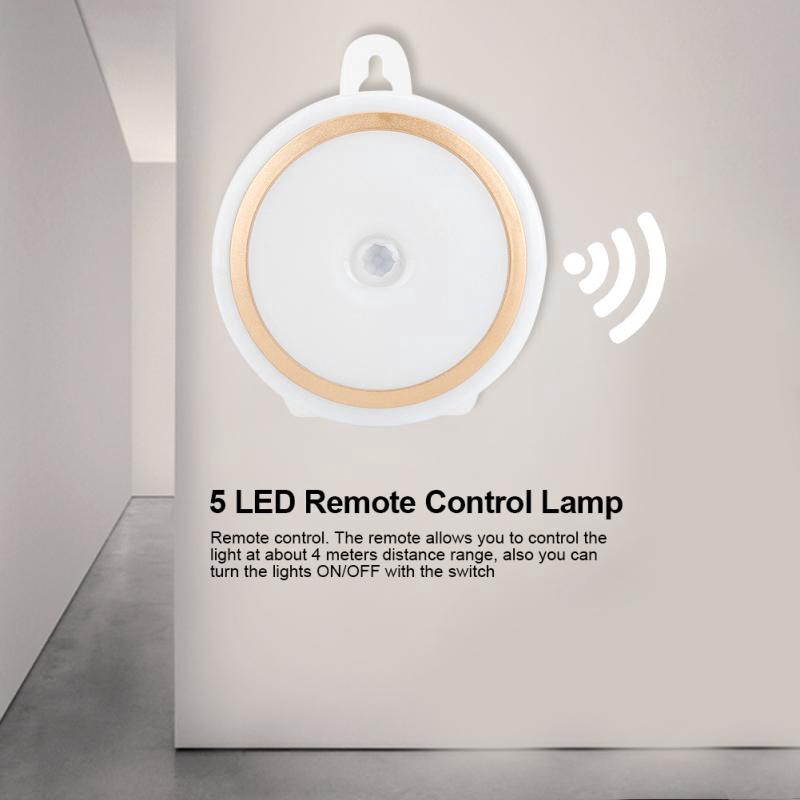 Rechargeable Smart Cabinet Light, Hallway Emergency Night light, Wireless Remote Control Lamp with USB