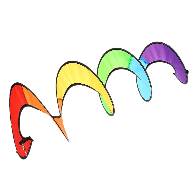 ★yong♣  Colorful Foldable Rainbow Spiral Windmills Home Garden Camping Tents Decorations