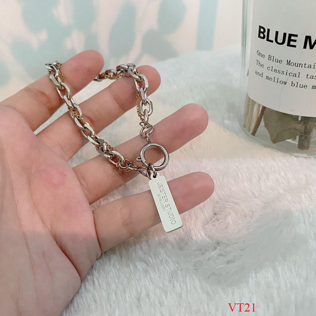 Lắc tay xếp 2 tầng cá tính VT21 Maycorner