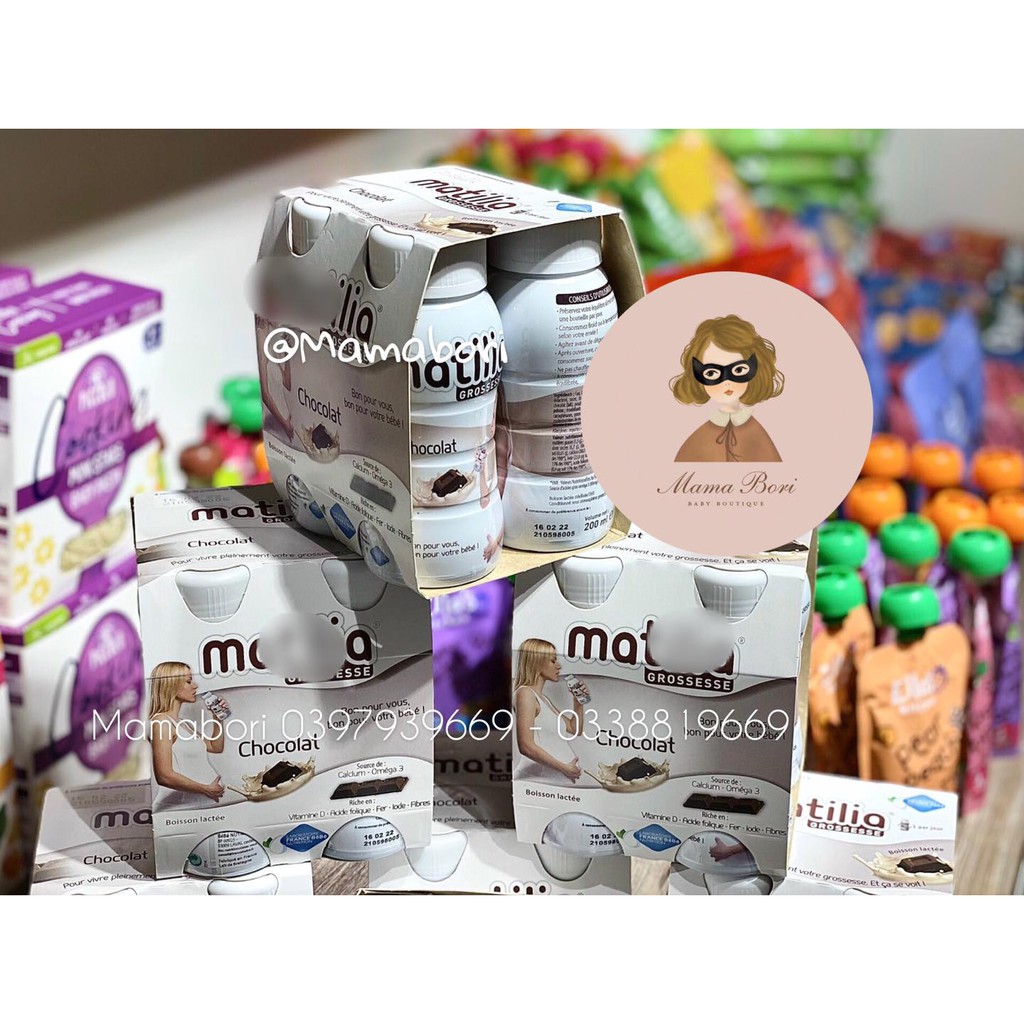 Sữa bầu MATILIA Chocolate &amp; Vanilla - date Mới Nhất