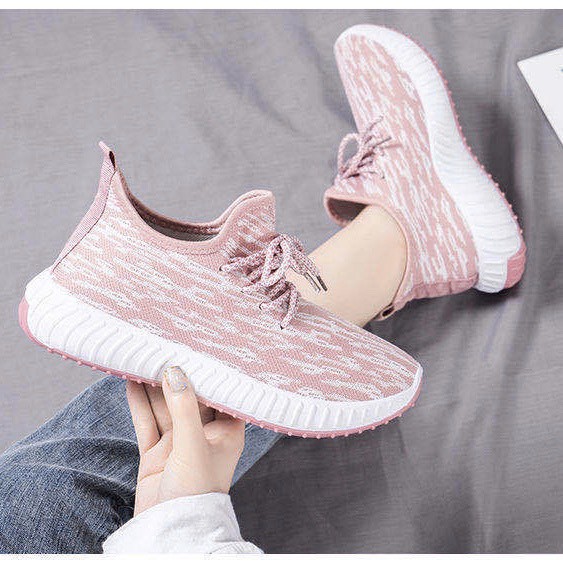 Giày nữ sneaker vải thoáng khí YYZZEE 2020 siêu êm giá rẻ nữ mới về