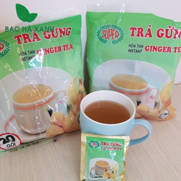 TRÀ GỪNG HÒA TAN SUPER SINGAPORE Gói 20gr x 20tép | BigBuy360 - bigbuy360.vn