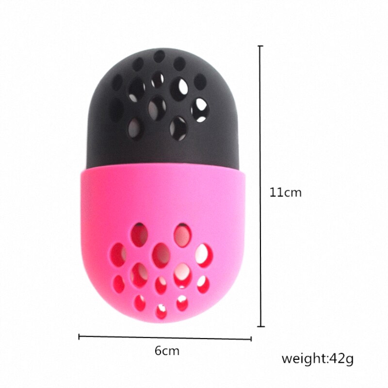 Foreverlily Cổ Phiếu Sẵn Sàng Giá Đỡ Mút Trang Điểm Hình Quả Trứng Bằng Silicon Mềm Tiện Lợi