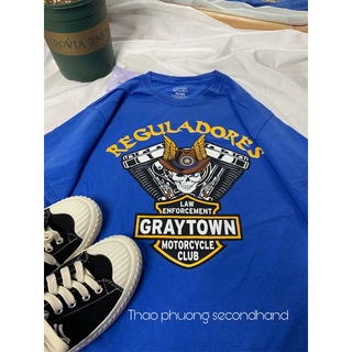 Áo thun mỹ secondhand (Size L) Áo phông mỹ / Áo phông fom rộng tay lỡ unisex ThaoPhuong Secondhand hàng loại 1 độ mới 90