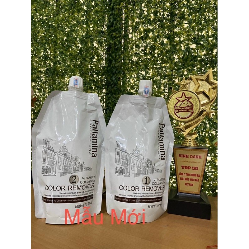 Bóc màu đỏ đen pallamina