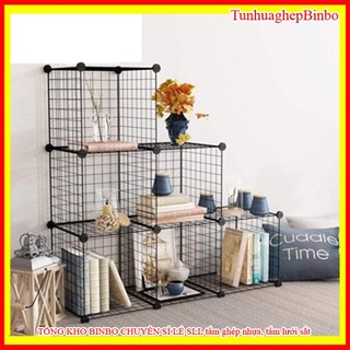 sỉ lẻ TỦ KỆ SÁCH NHỰA LẮP GHÉP 6 NGĂN KHÔNG CỬA