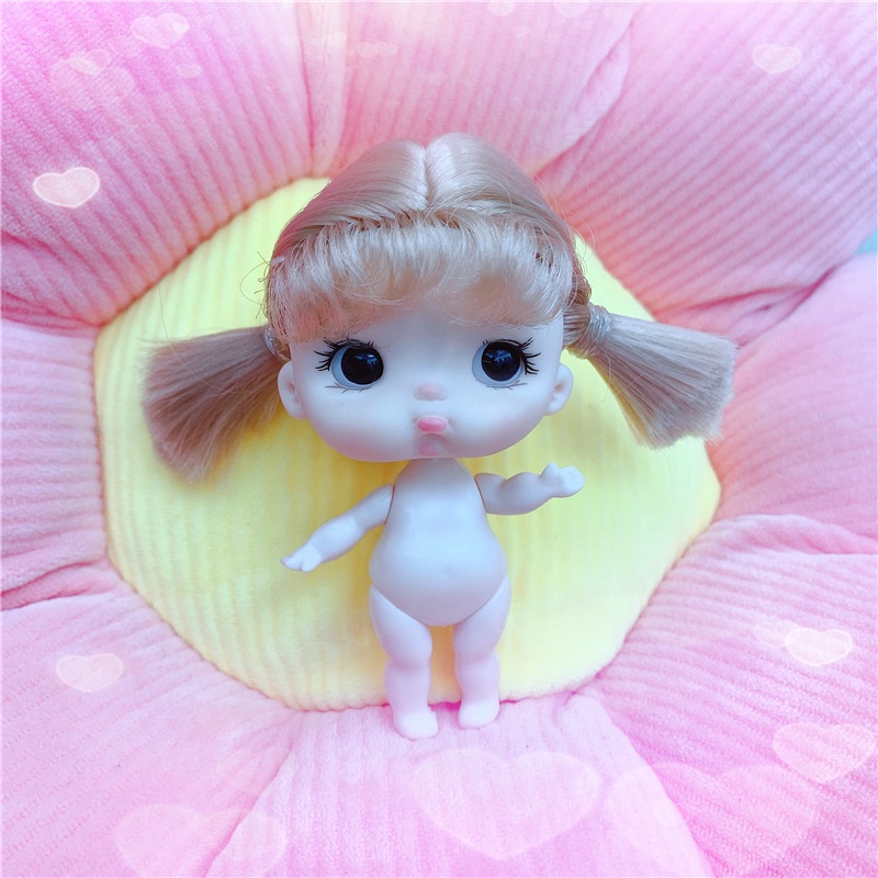 Búp Bê 10CM 5 Khớp Nối Có Thể Tháo Rời Dễ Thương Cho Bé Gái