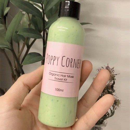 Ủ Tóc Trà Xanh ‍♀️ Dầu Xả Thảo Dược Thiên Nhiên Phục Hồi Tóc Chẻ Ngọn 500gr - Poppy Corner