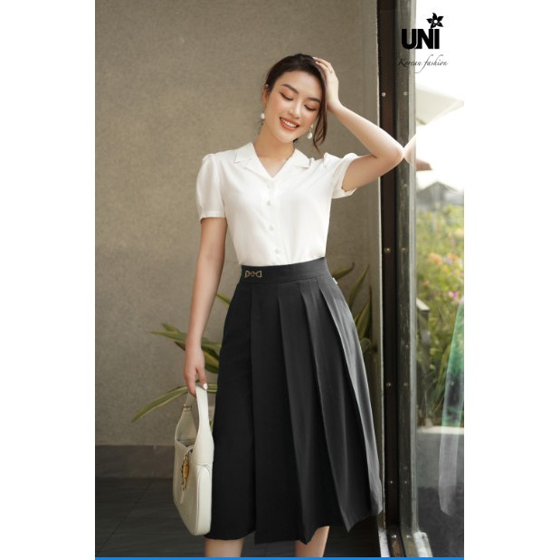 Quần Giả Váy Xếp Ly To Sang Trọng 5Q0208- [Chính Hãng] UNI KOREAN FASHION