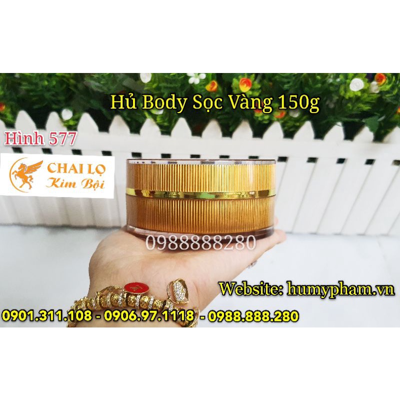 HỦ ĐỰNG KEM BODY CAO CẤP SỌC 150g