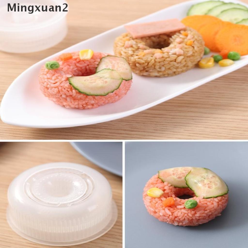 1 X Khuôn Làm Sushi Hình Bánh Donut Bằng Nhựa Chống Dính Mingxuan2