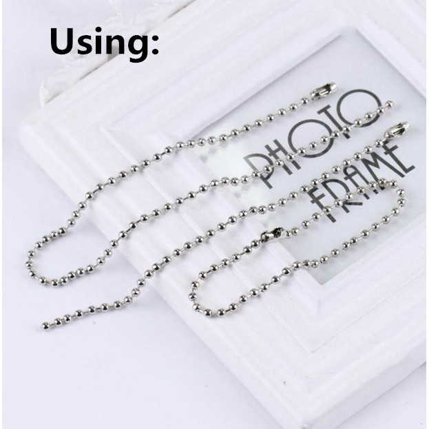 Set 200 Đầu Nối Dây Xích 1.5 / 2 / 2.4 / 3.2 MM Chuyên Dụng Làm Trang Sức DIY