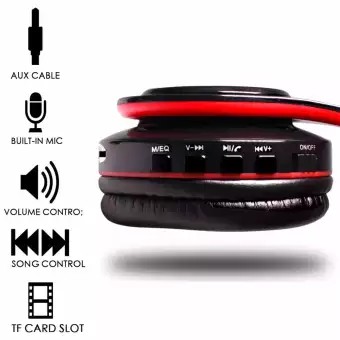 EKLEVA Stereo Tai Nghe Không Dây Bluetooth có Mic cho Điện Thoại Tivi Laptop Qua Tai Nghe Chụp Tai Loại Bỏ Tiếng Ồn Tai