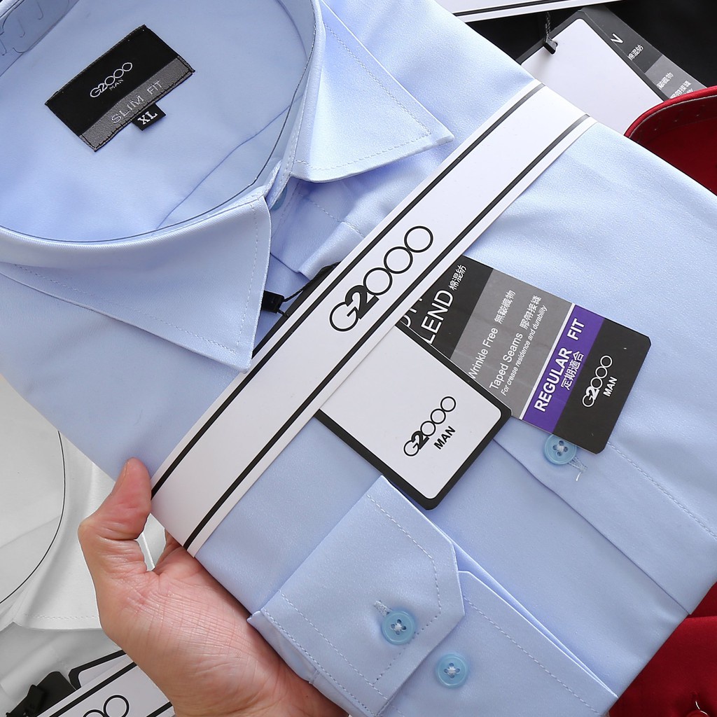 Sơ mi nam tay dài trơn đủ màu bigsize