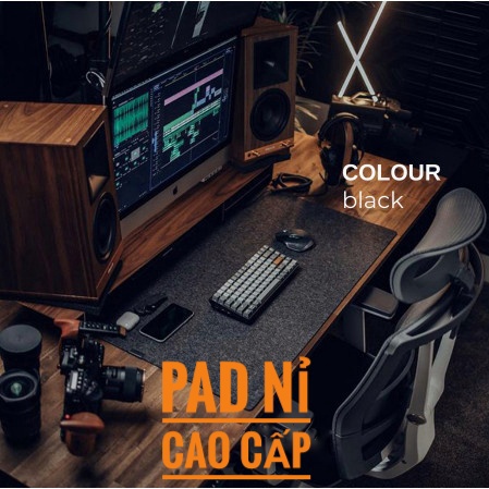 Thảm nỉ trải bàn làm việc (có chống trượt) Deskpad - Lót chuột nỉ tấm lót bàn di chuột