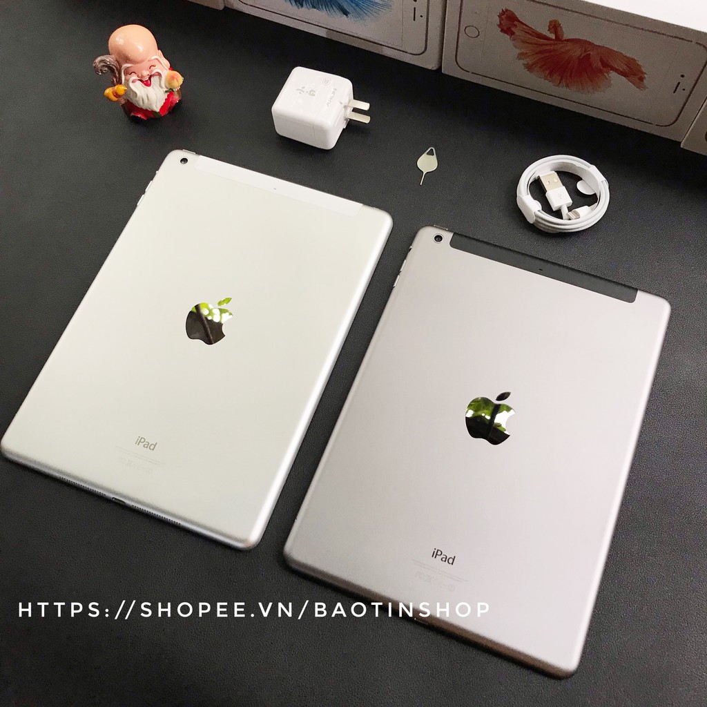 MÁY TÍNH BẢNG IPAD AIR 1 16GB WIFI + 4G ZIN ĐẸP 99% | BigBuy360 - bigbuy360.vn