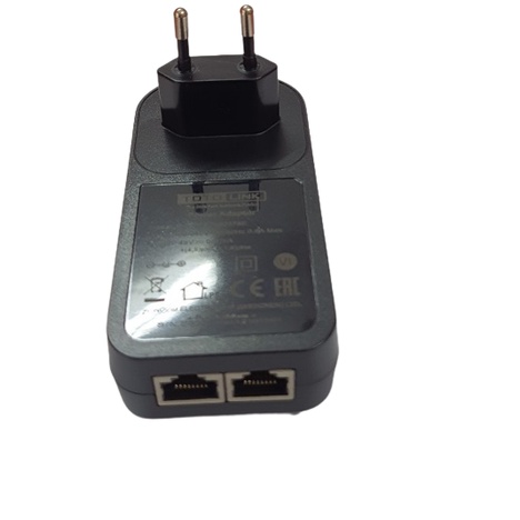 Nguồn POE Totolink zin theo bộ phát 48V-0.375A  2 cổng lan