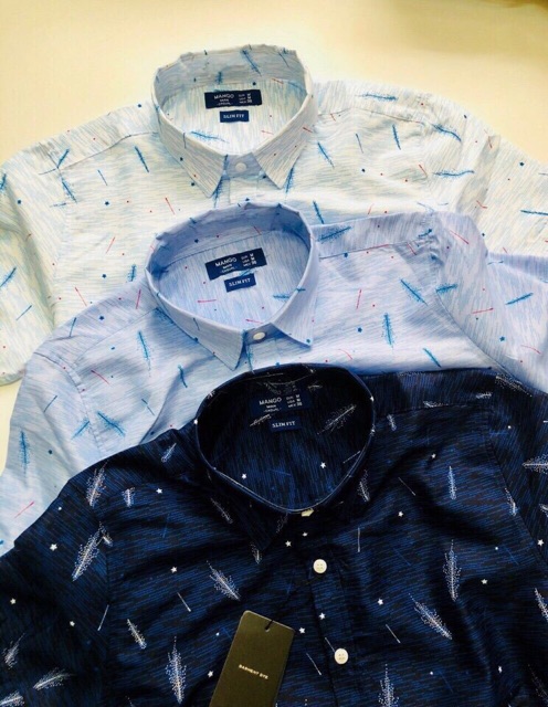 Áo Sơmi Nam Tay Ngắn Hoạ Tiết | BigBuy360 - bigbuy360.vn