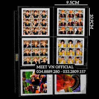 Sheet card meet - meet yx chính hãng size a4 chính hãng , sheet card 6 ô đựng pola vuông