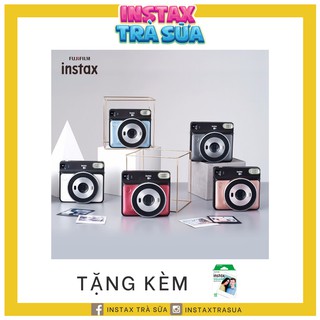 [Mã SKAMCLU9 giảm 10% đơn 100K] MÁY CHỤP ẢNH LẤY LIỀN INSTAX SQUARE SQ6 - tặng kèm 10 films