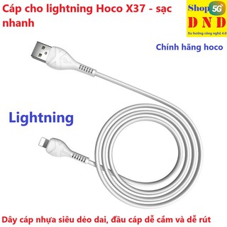 Cáp Lightning - Hoco X37 chính hãng dài 1M - Chuẩn sạc nhanh - [Chính hãng]