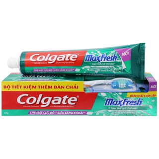 Kem đánh răng Colgate MaxFresh tinh dầu bạc hà 230g
