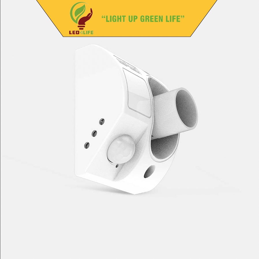 ĐUI ĐÈN CẢM BIẾN hồng ngoại RẠNG ĐÔNG E27 300W, tự động bật tắt đèn khi có chuyển động BH 1 năm