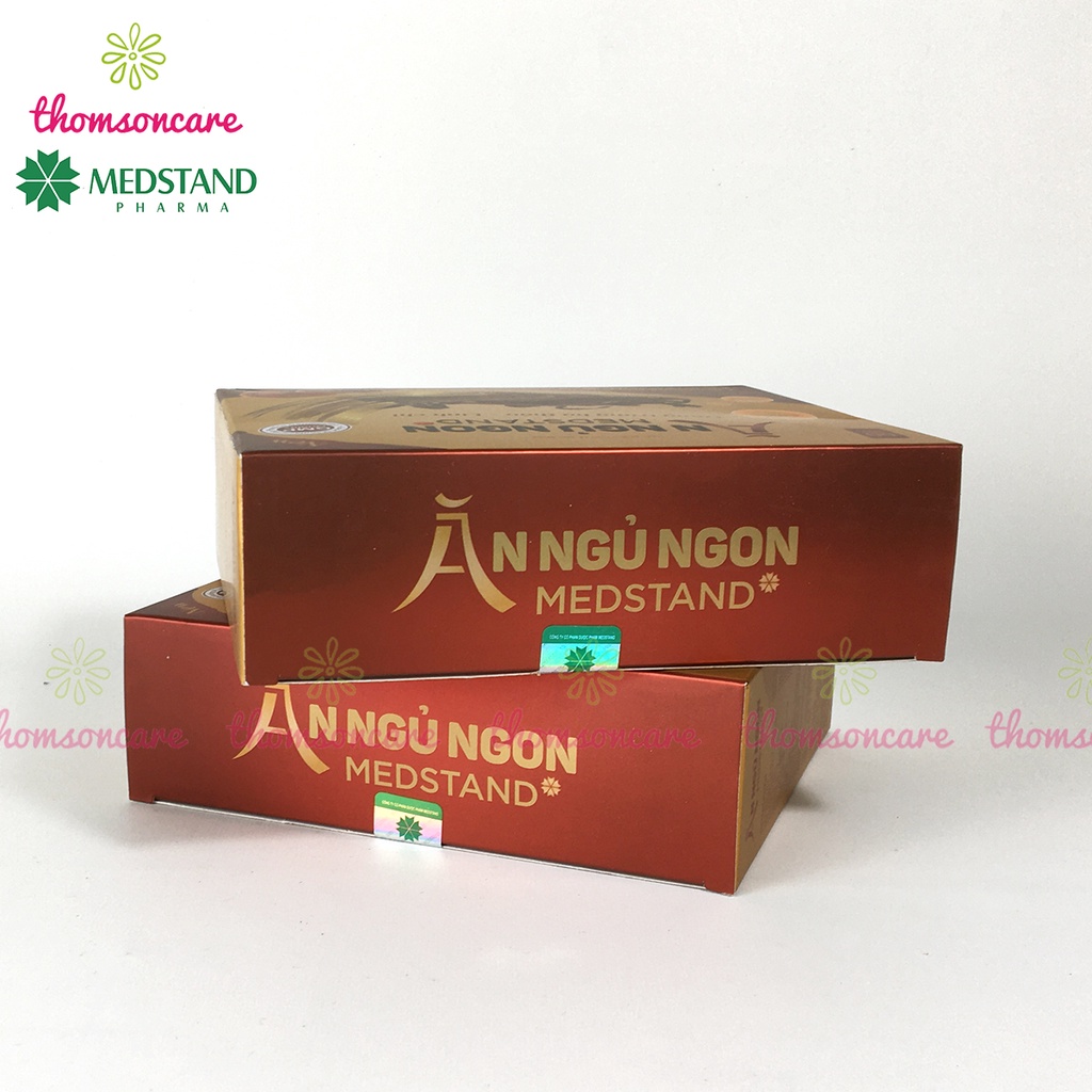Giảm mất ngủ Medstand hàm lượng cao Đông trùng hạ thảo và linh chi, an thần, tạo giấc ngủ sâu Hộp 60 viên