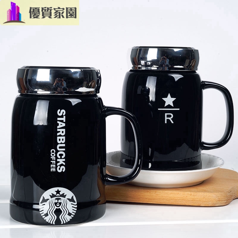 Ly Sứ Uống Nước Starbucks Họa Tiết Trái Cam Xinh Xắn