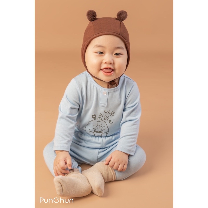 PUNCHUN - Bộ dài tay cổ trụ cho bé trai/bé gái