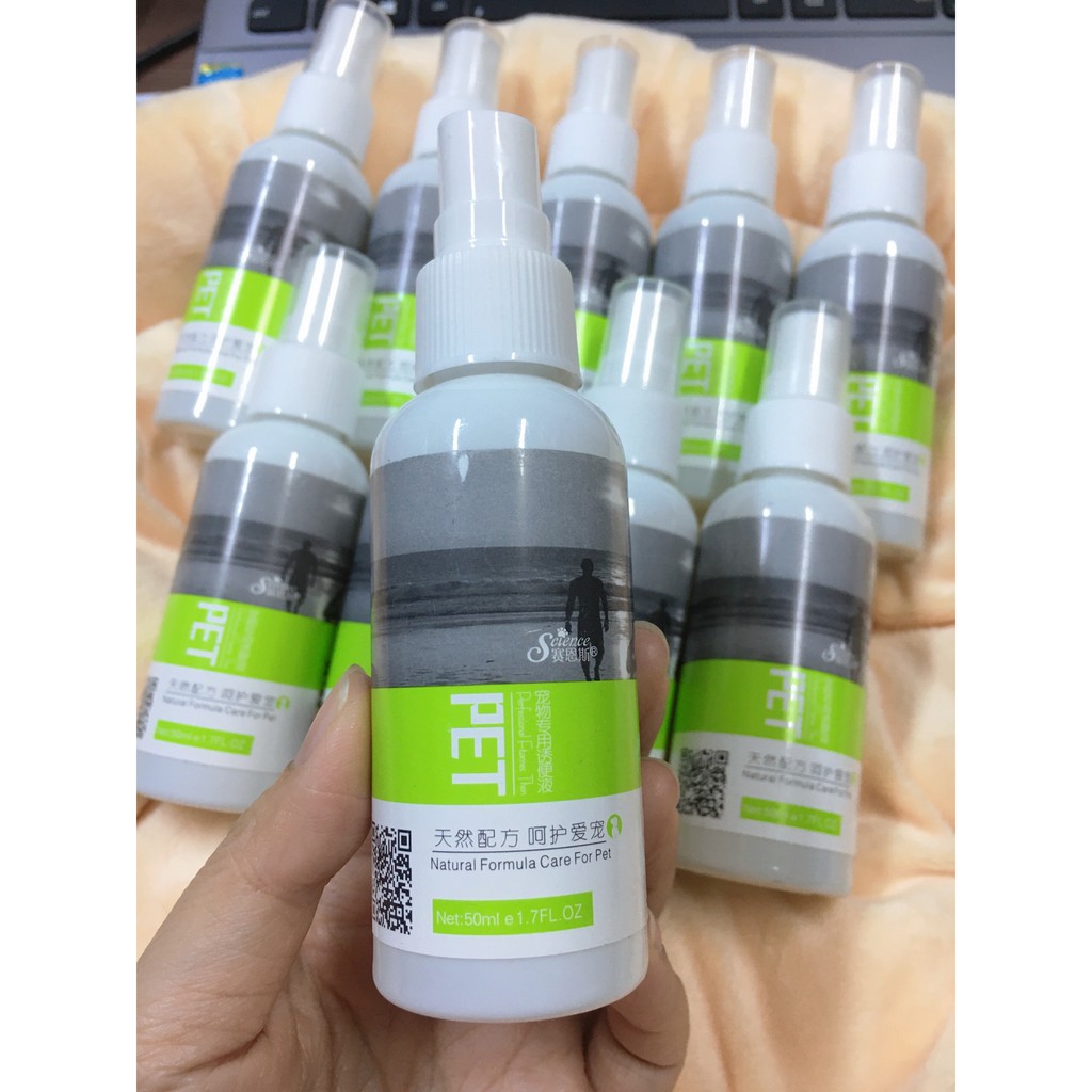 Dung Dịch Xịt Hướng Dẫn Chó Mèo đi Vệ Sinh đúng chỗ - PET ( 50ml )