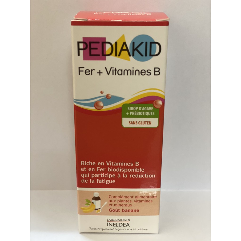 ndk13 Vitamin Pediakid Fer + B bổ sung sắt và vitamin B 125ml